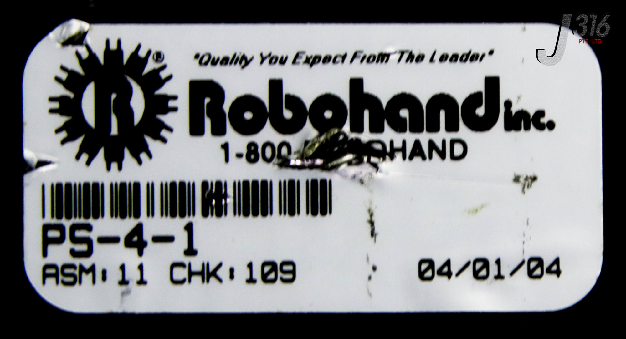 19471 ROBOHAND PS41 AIR PNEU DOUBLE ACTING CYL SLIDE ASSY 19.5CM X